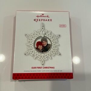 Hallmark 2013 Our First Christmas Keepsake Ornament